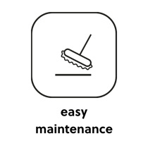 easy maintenance - transparant